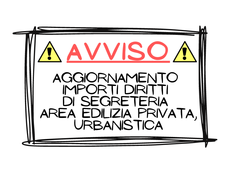 Aggiornamento diritti di segreteria in ambito urbanistico