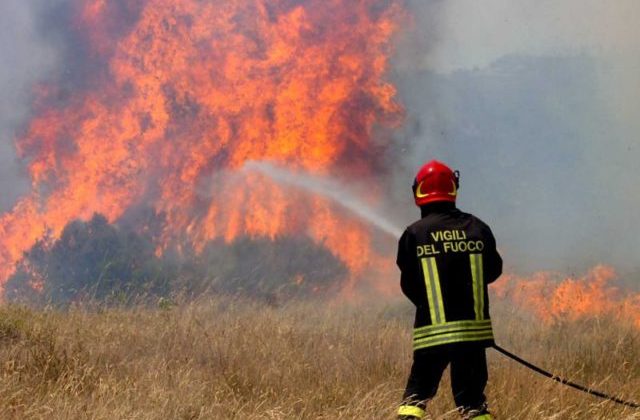 Dichiarazione stato di massima pericolosita' per incendi boschivi