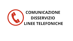 Comunicazione disservizio linee telefoniche