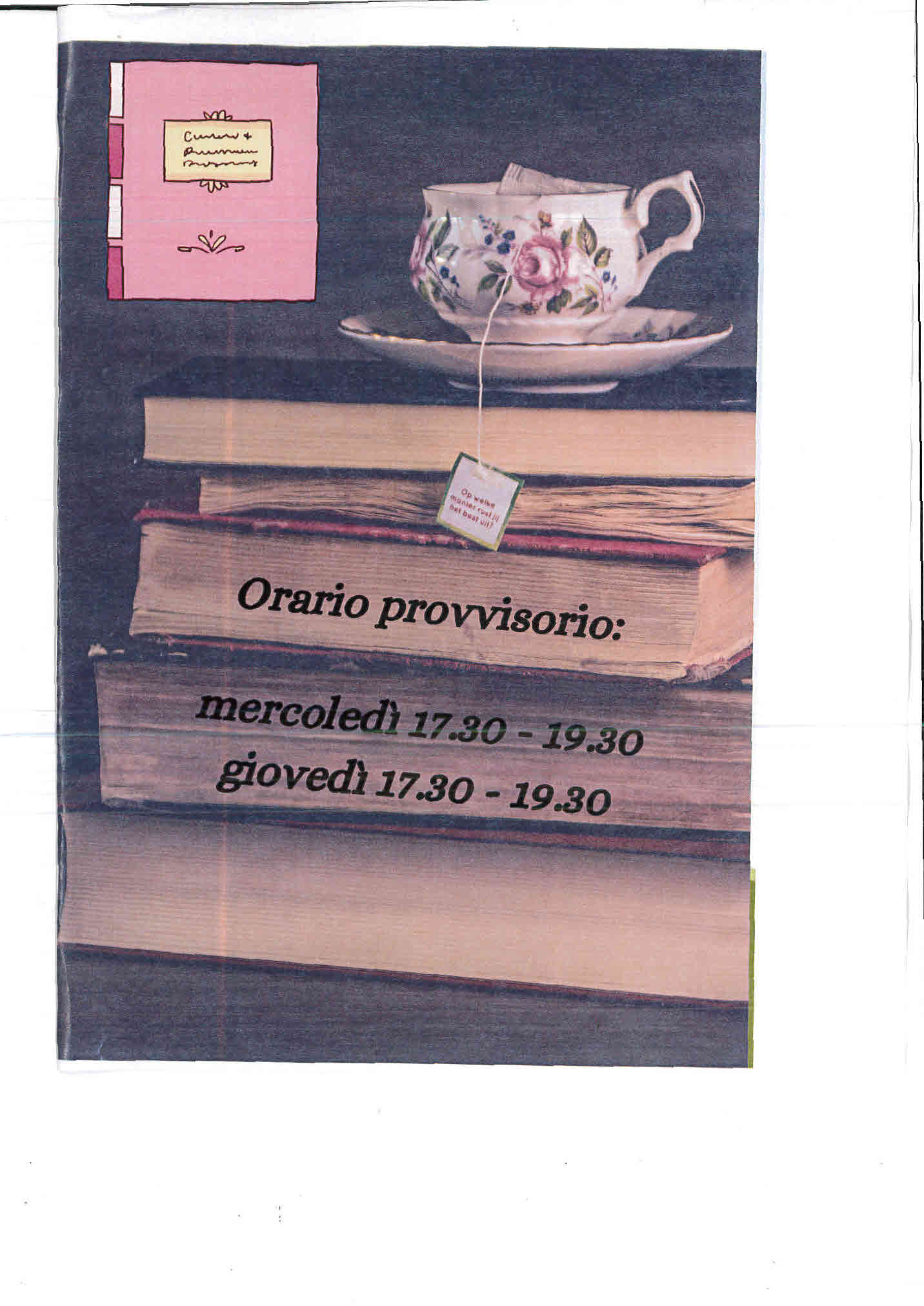 Riapertura biblioteca comunale