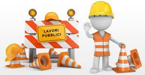 Lavori di sistemazione della sede stradale, rifacimento sottoservizi e marciapiede in via marconi